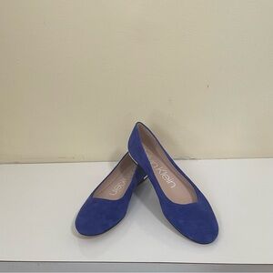 Calvin Klein Suede Ballet Blue Size 9